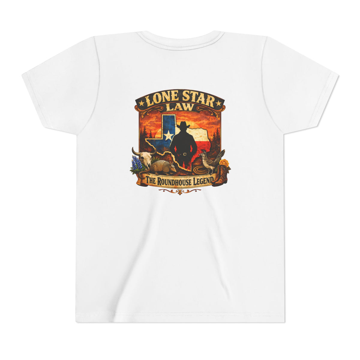 Lone Star Law Kids' T-Shirt (The Roundhouse Legend)