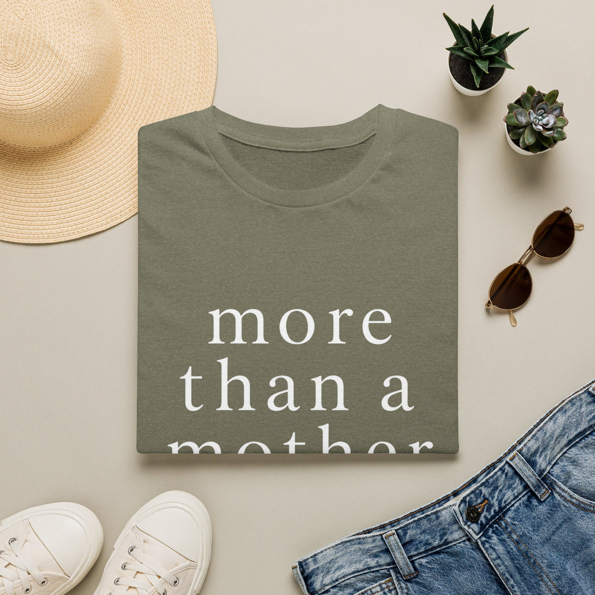 More Than a Mother T‑Shirt — Minimalist Statement Tee for Mothers & Supporters