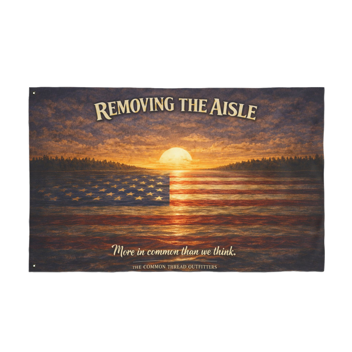 Double-Sided Flag - “Removing the Aisle”