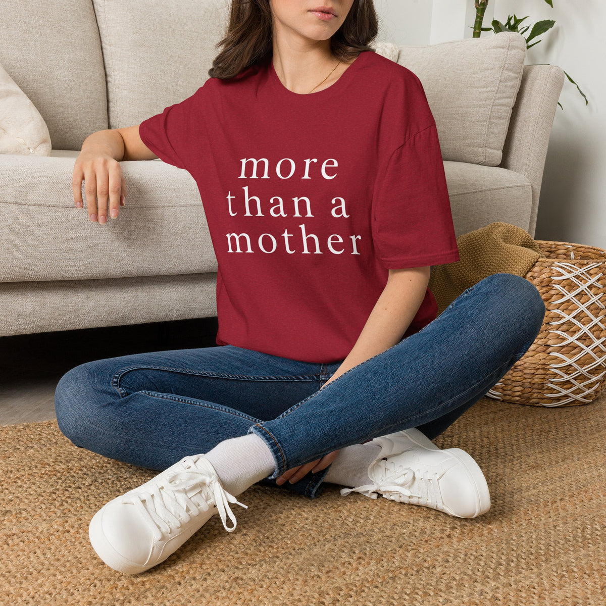 More Than a Mother T‑Shirt — Minimalist Statement Tee for Mothers & Supporters