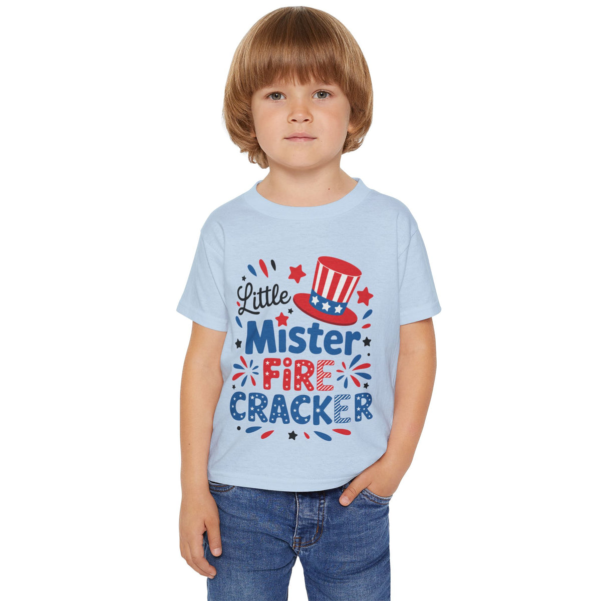 Little Mister Firecracker - Toddler Graphic T-Shirt