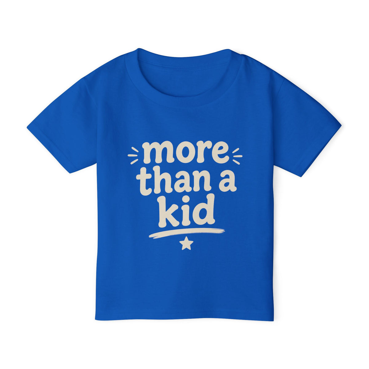 More Than a Kid Toddler T-Shirt — Inspirational Kids Graphic Tee (Explorer, Dreamer, Inventor)