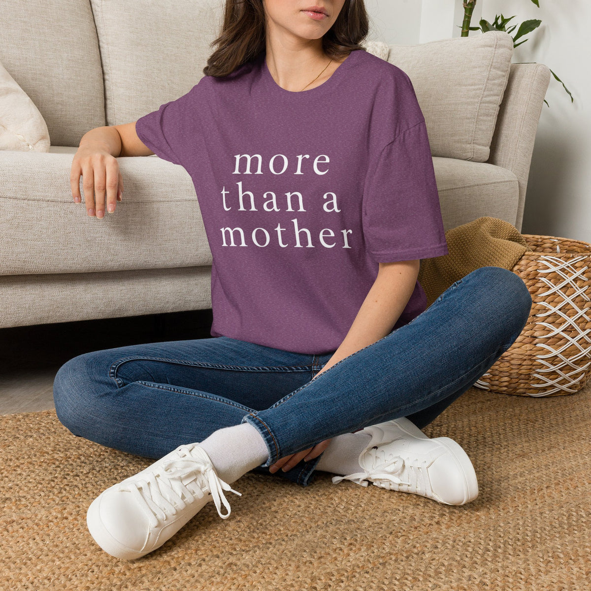 More Than a Mother T‑Shirt — Minimalist Statement Tee for Mothers & Supporters