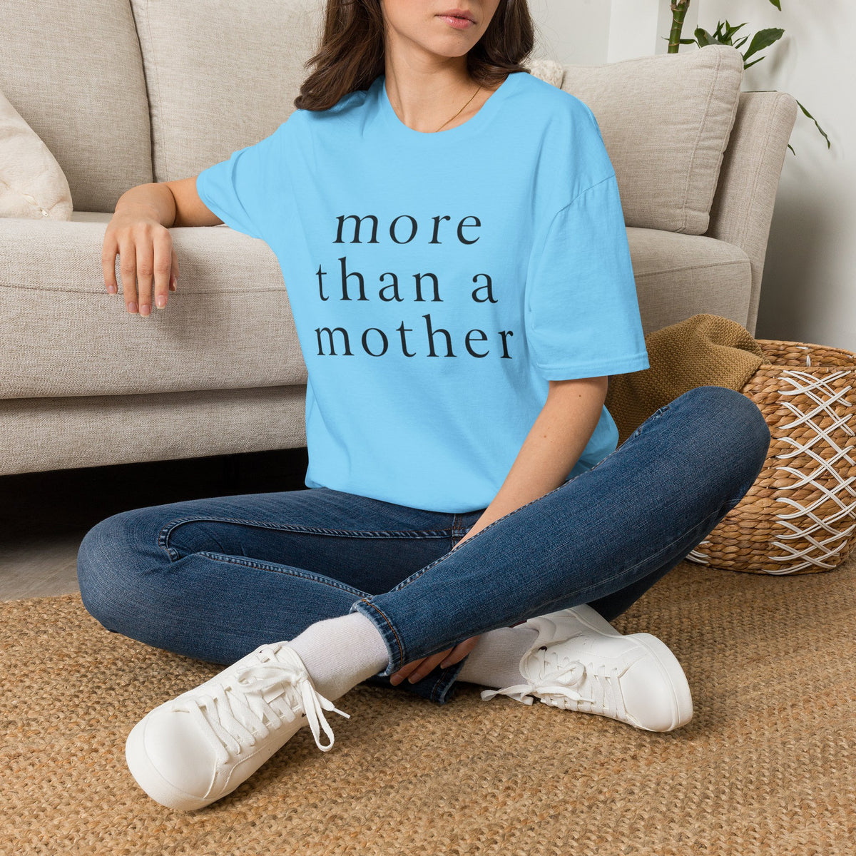 More Than a Mother T‑Shirt — Minimalist Statement Tee for Mothers & Supporters