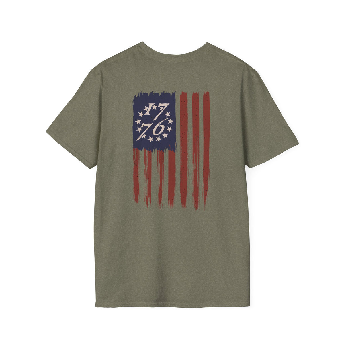 1776 Distressed Betsy Ross Flag T-Shirt - Graphic T-Shirt