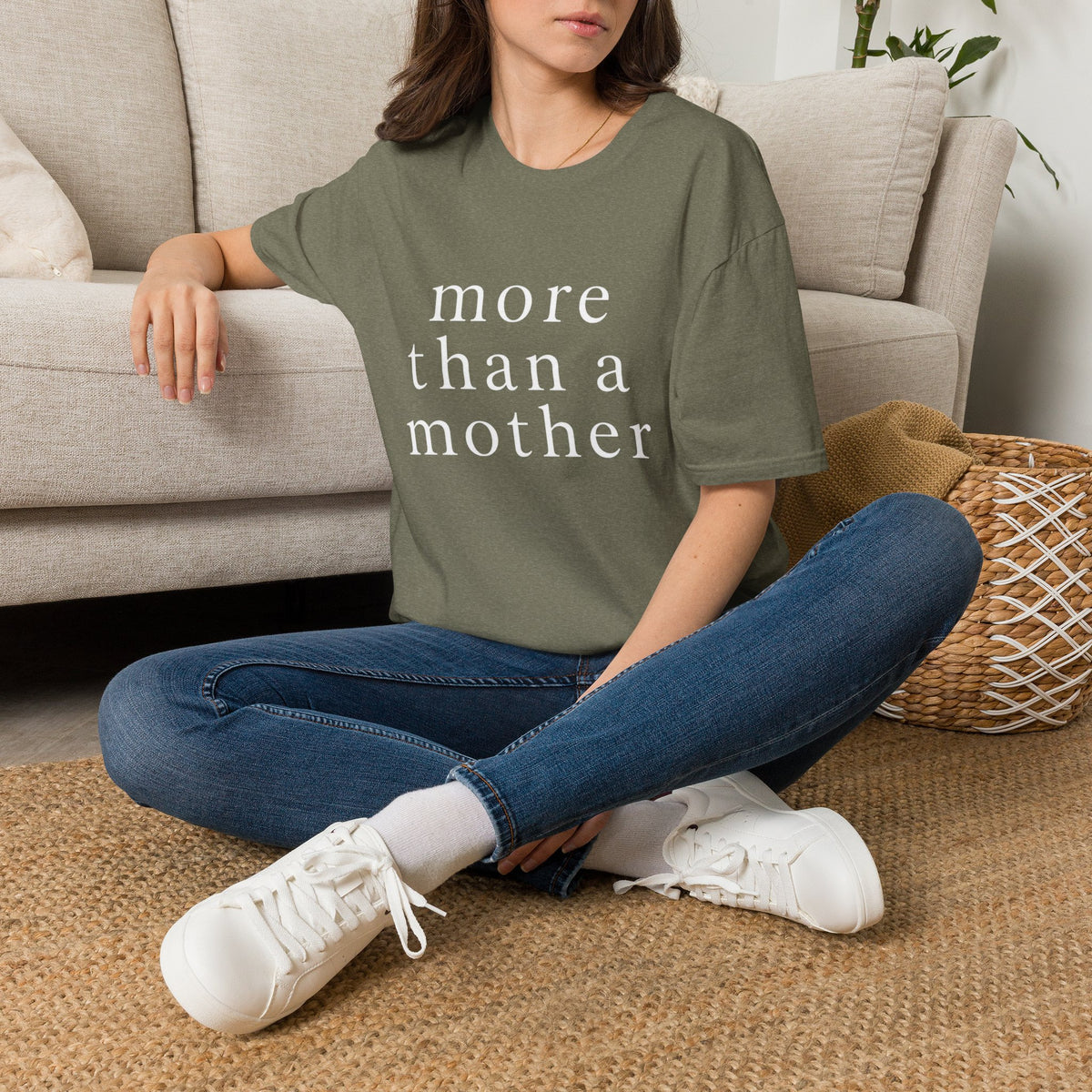 More Than a Mother T‑Shirt — Minimalist Statement Tee for Mothers & Supporters