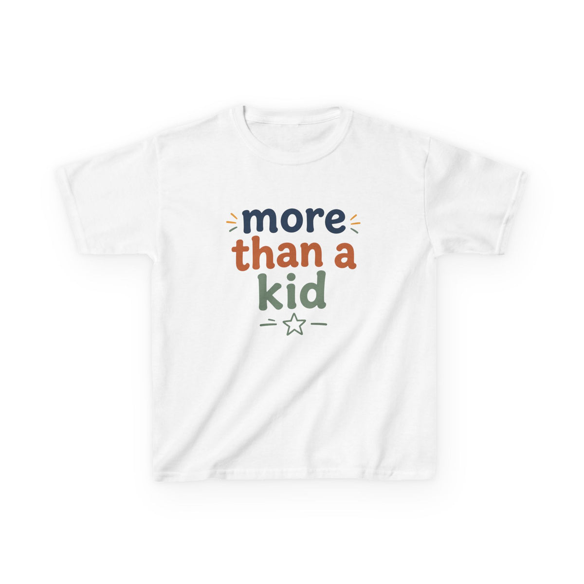 Kids Tee — "More Than a Kid" Empowerment Shirt