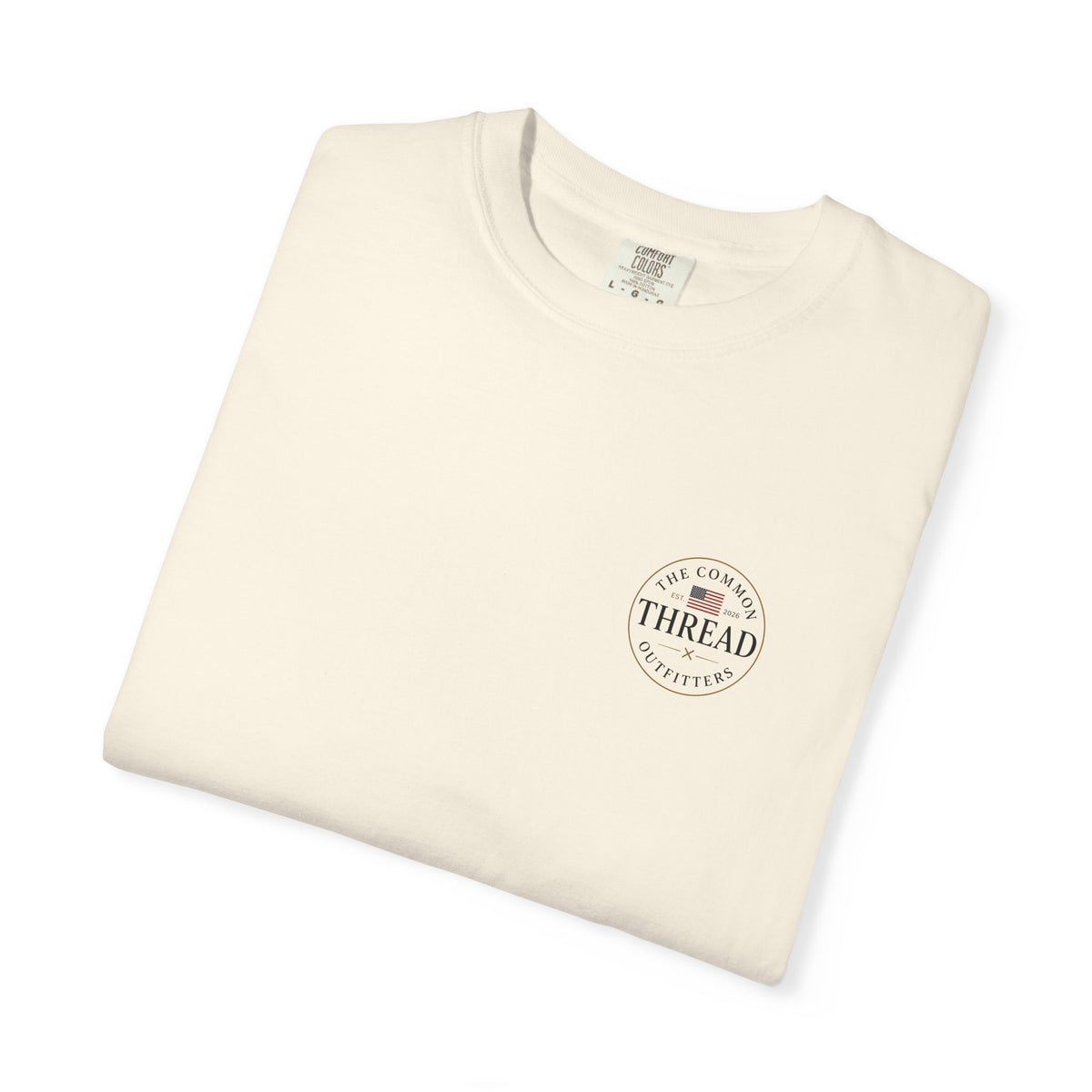 Patriotic 250th Anniversary T-Shirt — 'Life, Liberty, Happiness' Flag Graphic