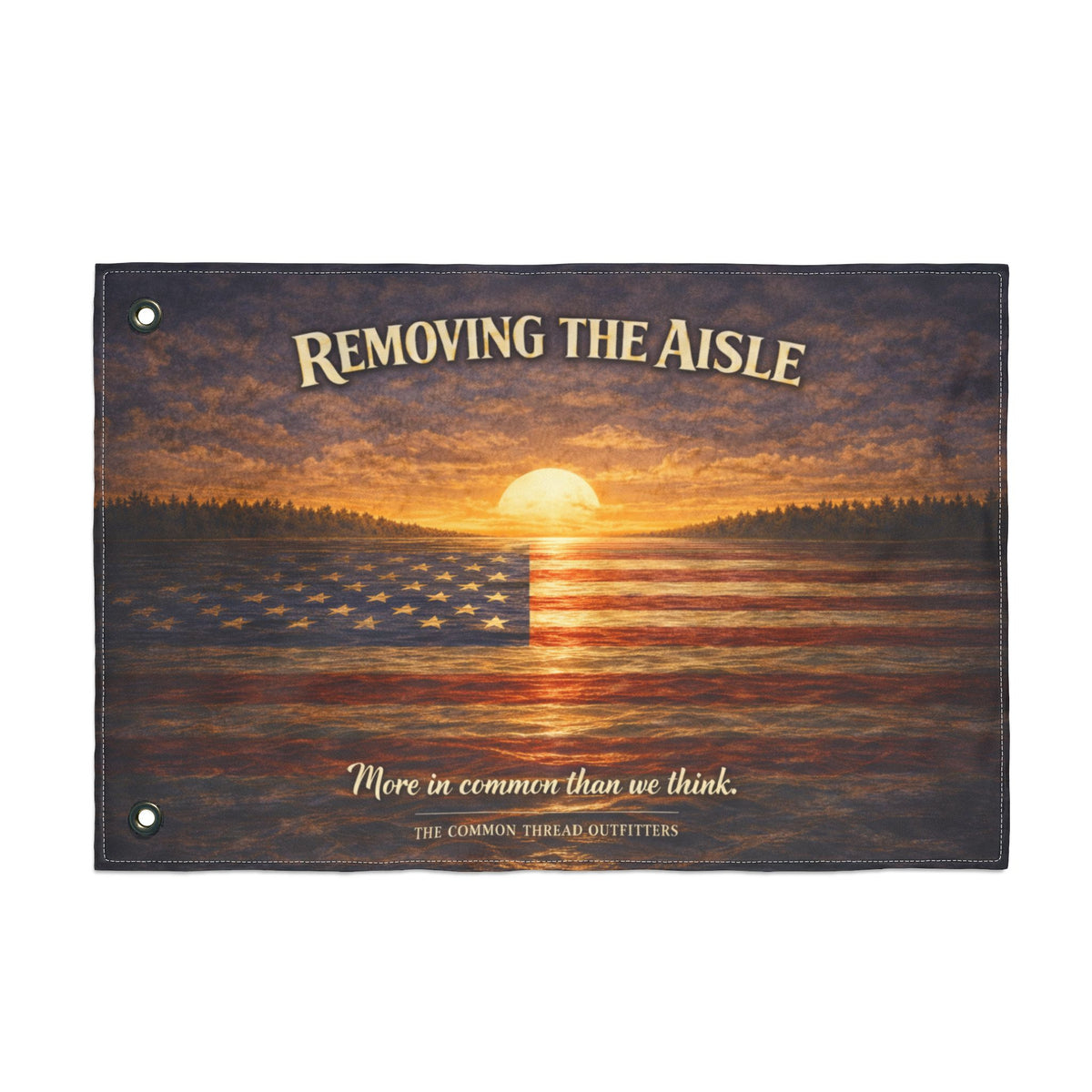 Double-Sided Flag - “Removing the Aisle”