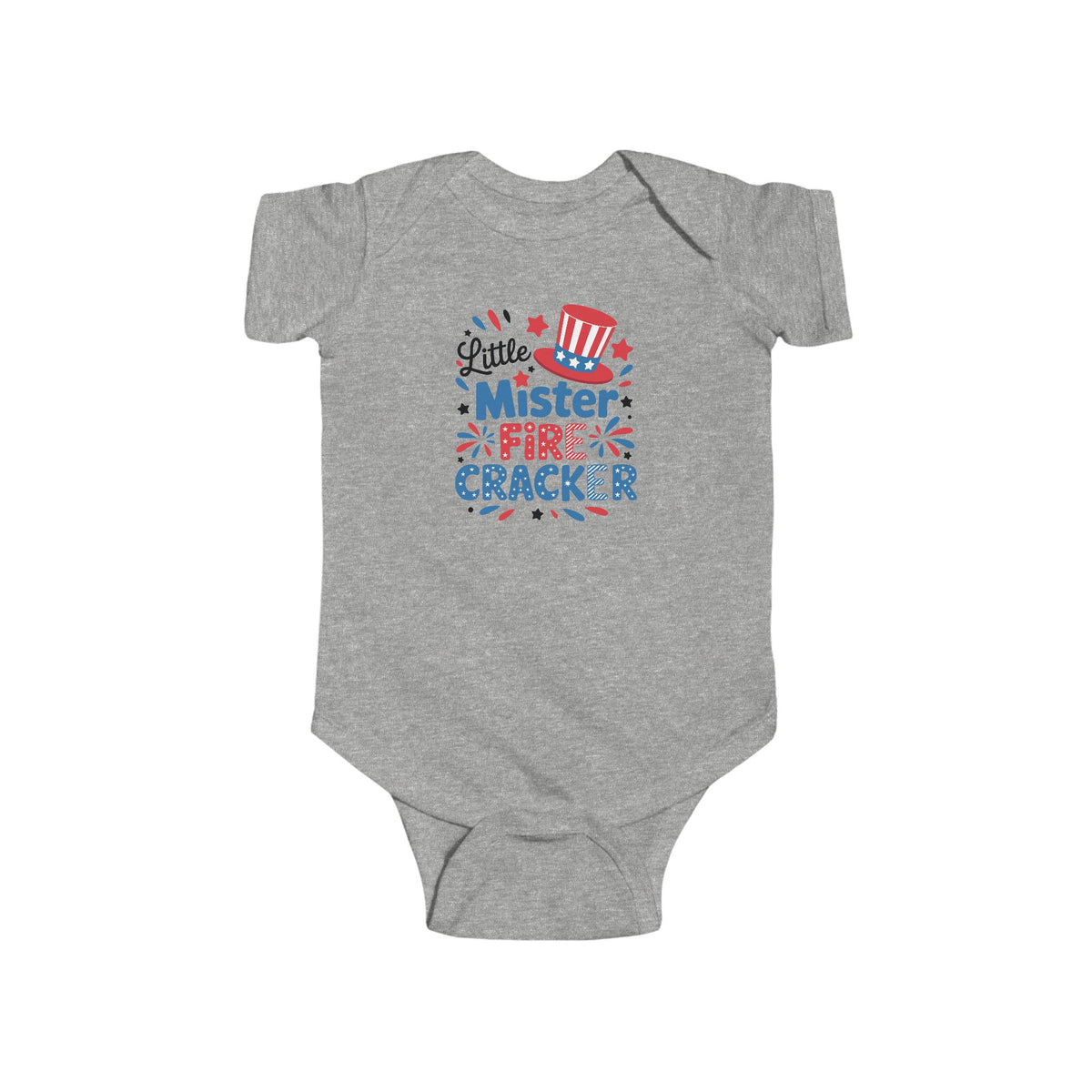 Little Mister Firecracker Onesie