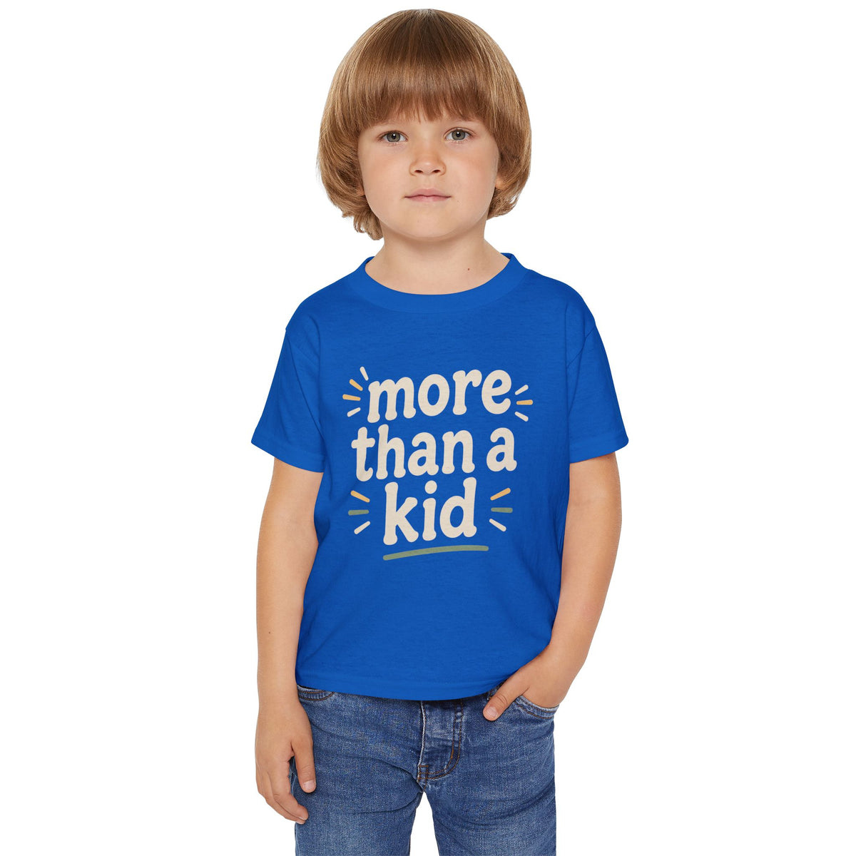 Toddler T‑Shirt — "More Than a Kid" Inspirational Kids Tee