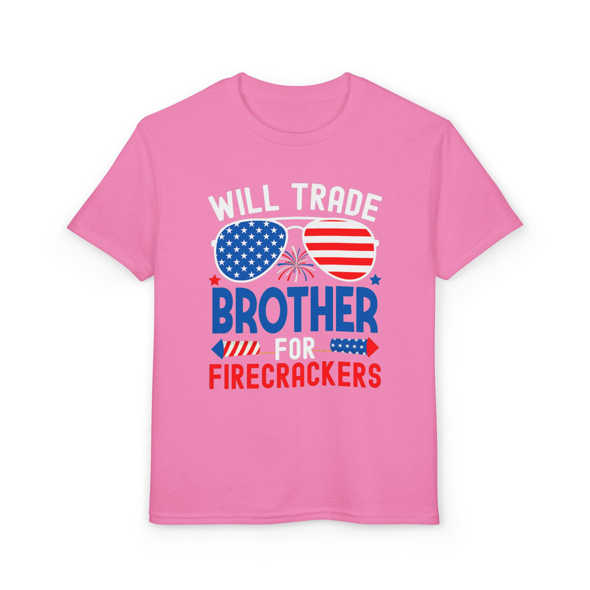 Will Trade Brother for Firecrackers - Graphic Youth T-Shirt