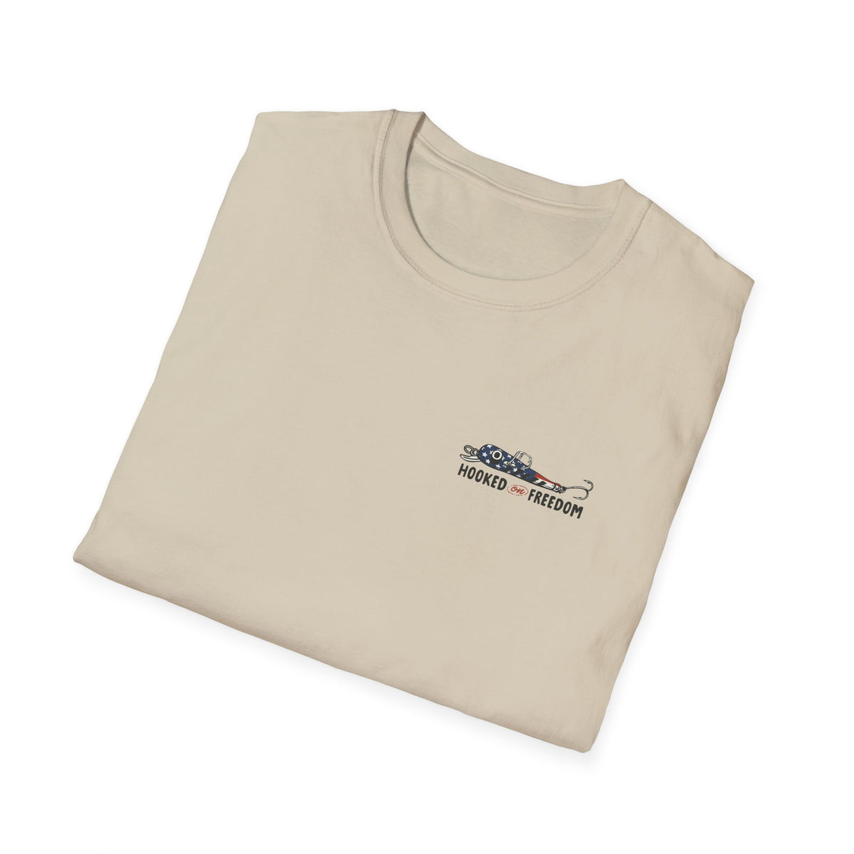 Hooked on Freedom - Bass Graphic T-Shirt