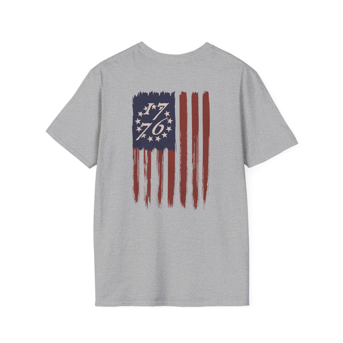 1776 Distressed Betsy Ross Flag T-Shirt - Graphic T-Shirt