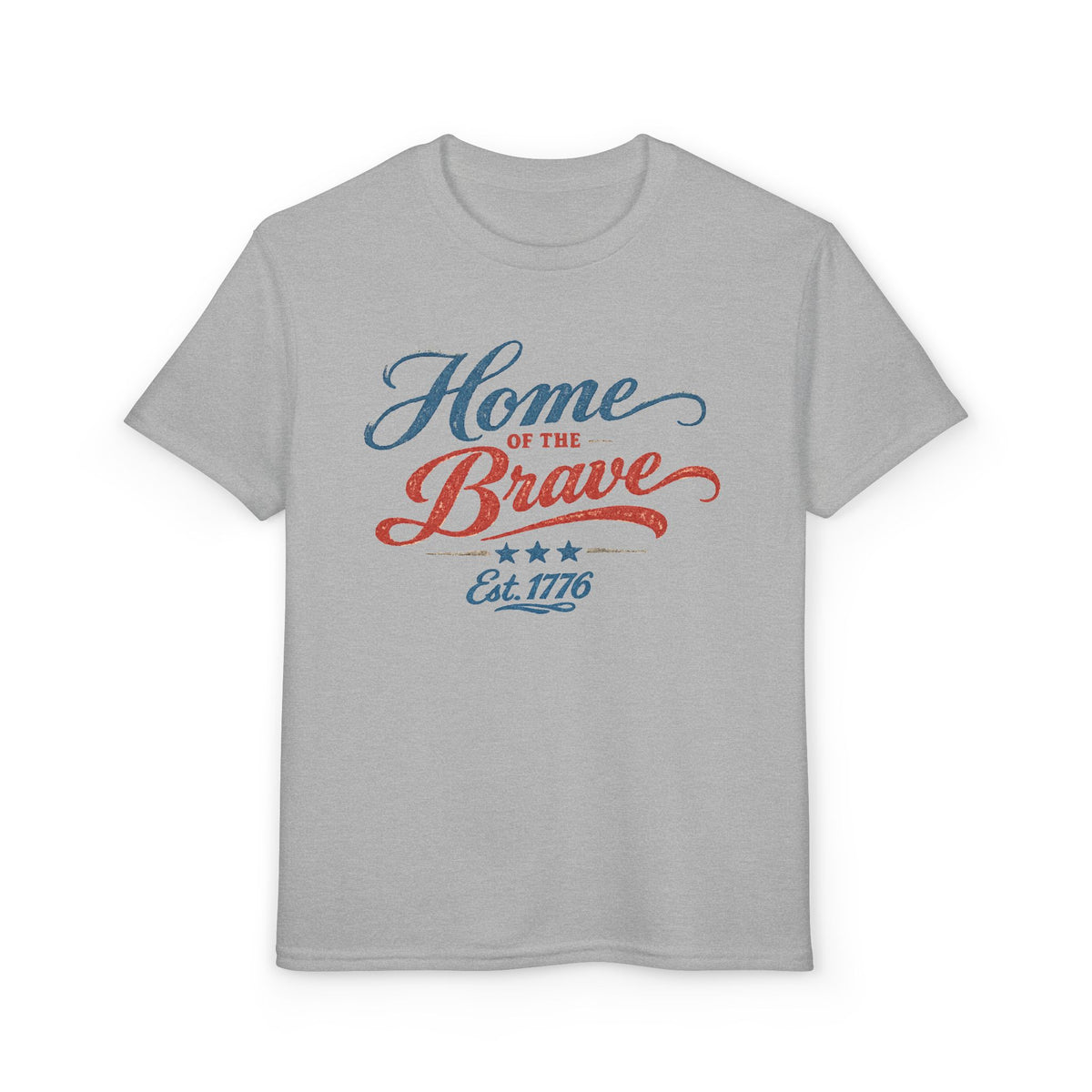 Youth 'Home of the Brave' Patriotic T-Shirt