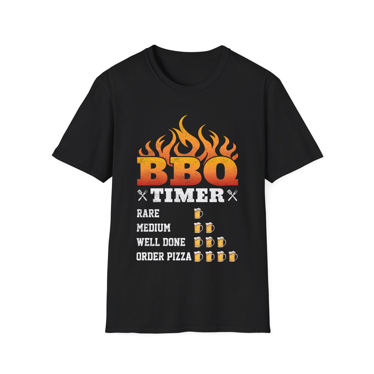 BBQ Timer T-Shirt — Funny Graphic T-Shirt