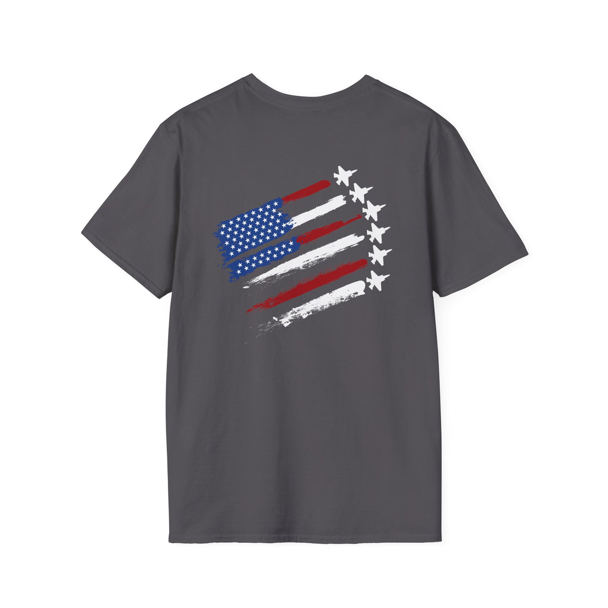 American Flag Distressed T-Shirt — Patriotic USA Stars & Stripes Tee