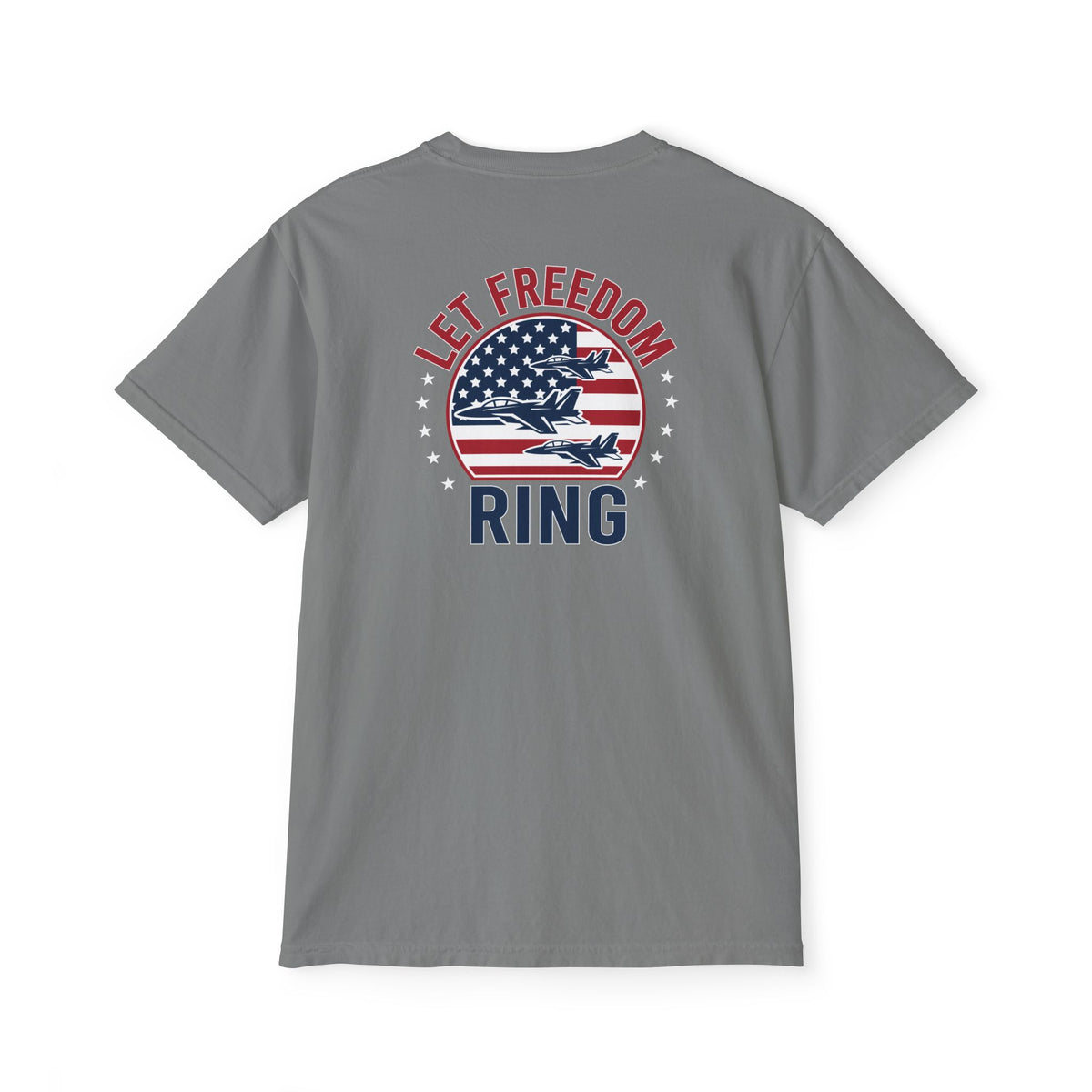 Let Freedom Ring - Front Pocket Tee