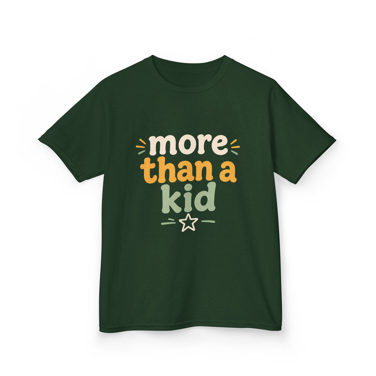 Kids Tee — "More Than a Kid" Empowerment Shirt