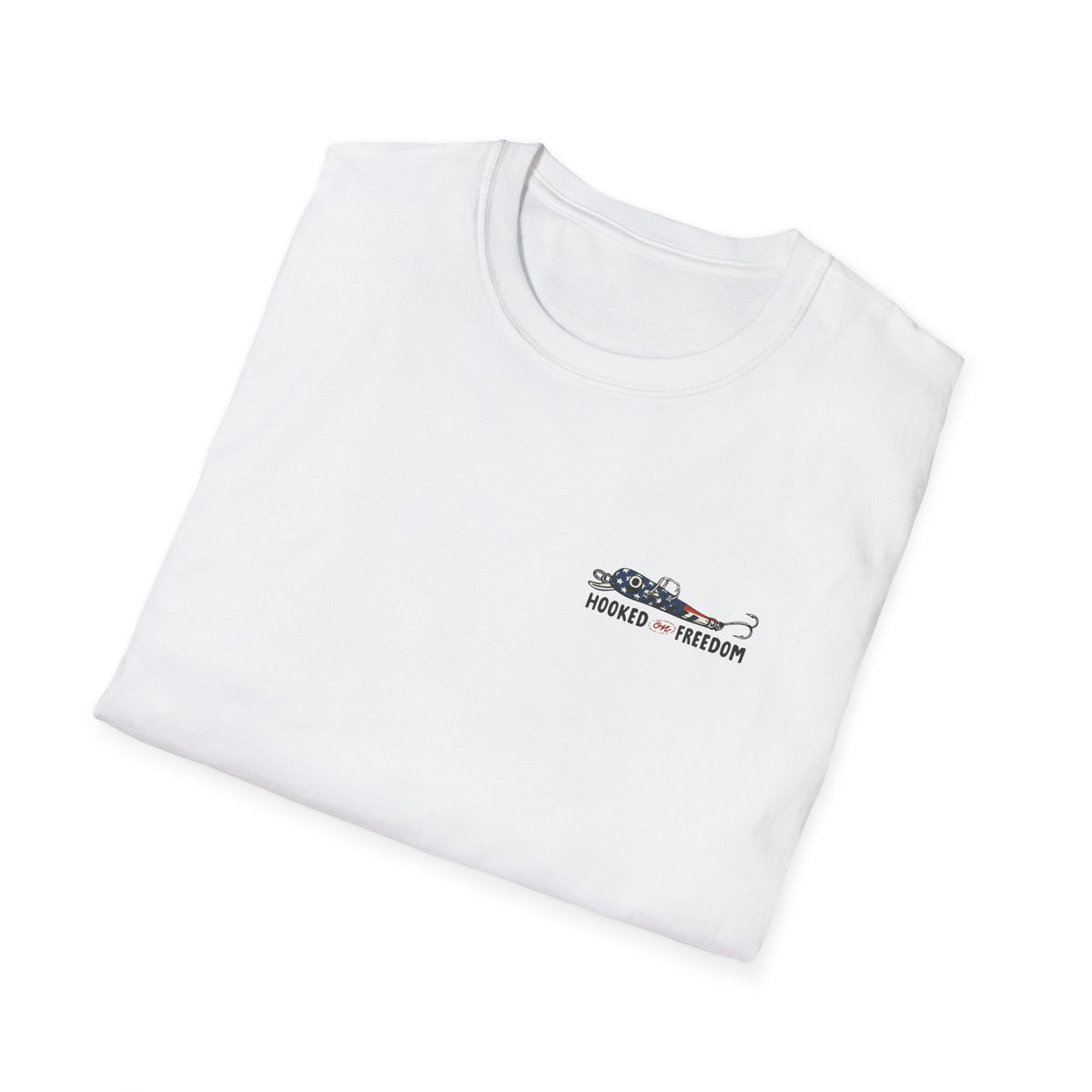 Hooked on Freedom - Bass Graphic T-Shirt