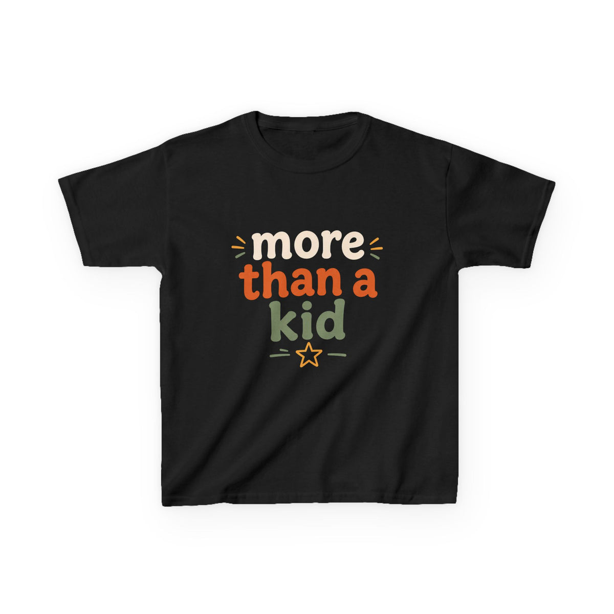 Kids Tee — "More Than a Kid" Empowerment Shirt