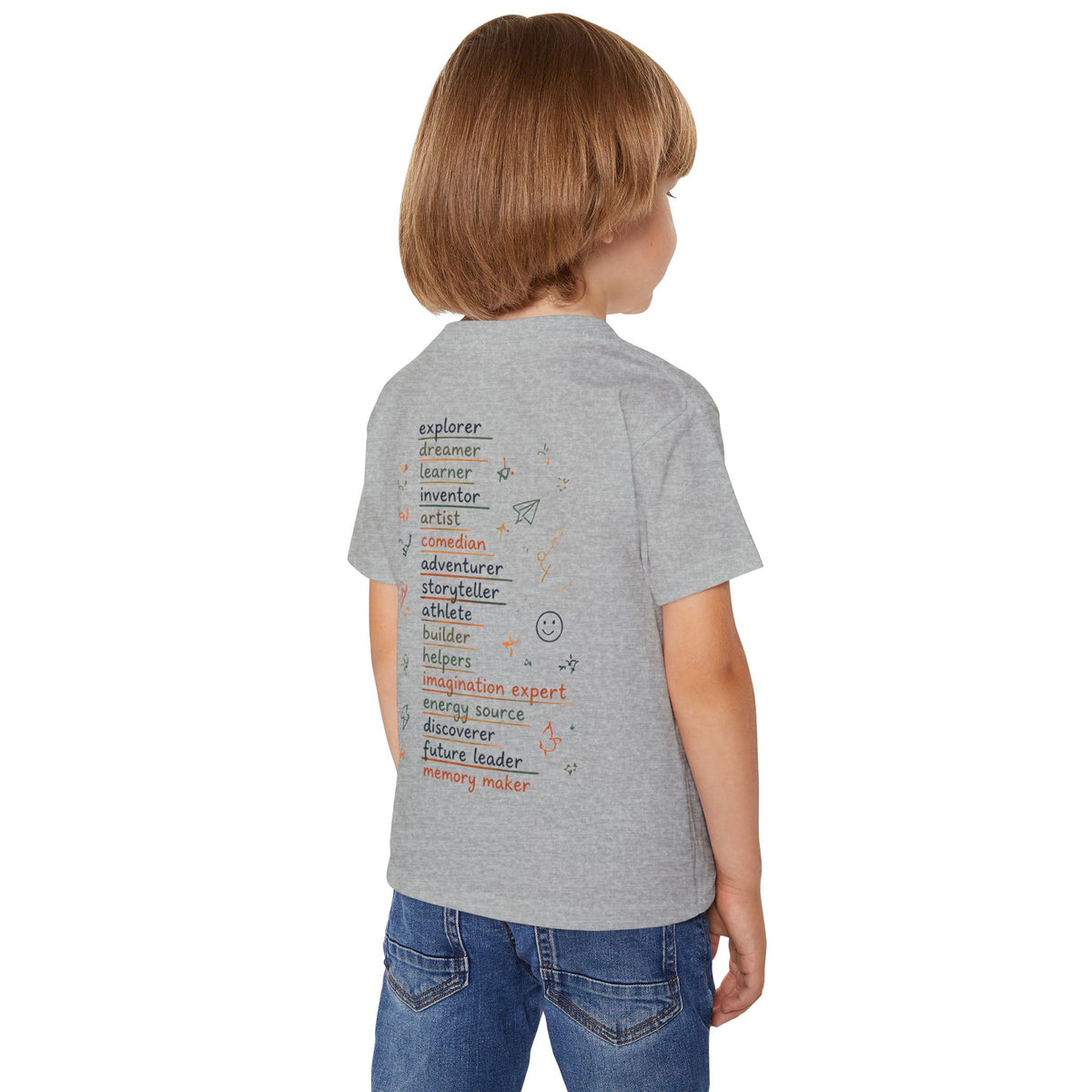 Toddler T-Shirt — "More Than a Kid" Inspirational Graphic Tee