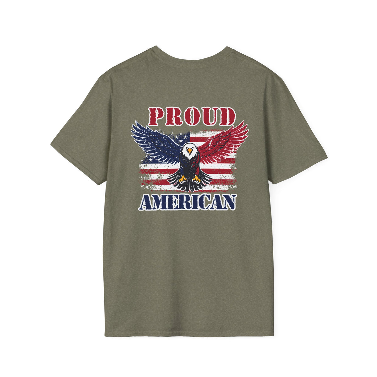 Proud American T-Shirt — Patriotic Eagle USA Graphic Tee