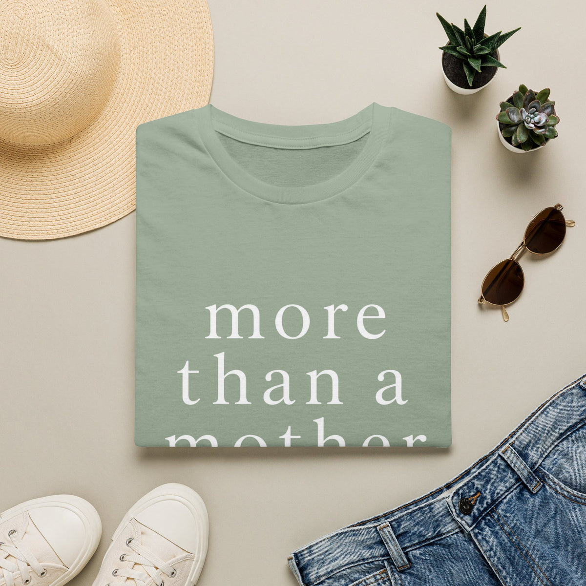More Than a Mother T‑Shirt — Minimalist Statement Tee for Mothers & Supporters
