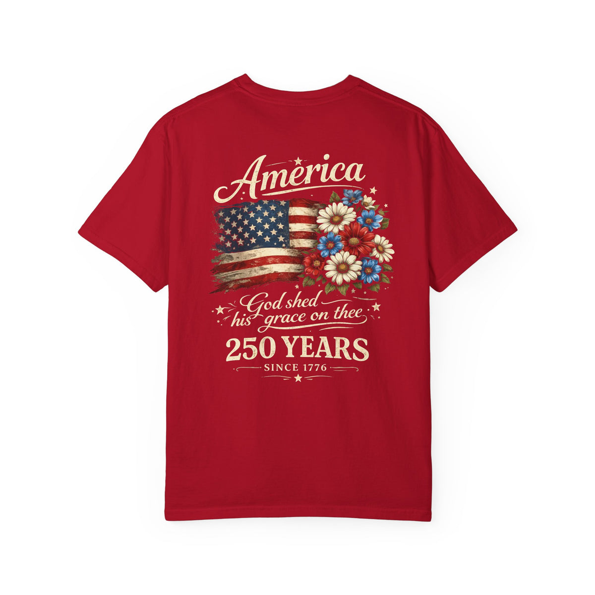 Short Sleeve T-Shirt - God Shed His Grace on Thee Anniversary Tee
