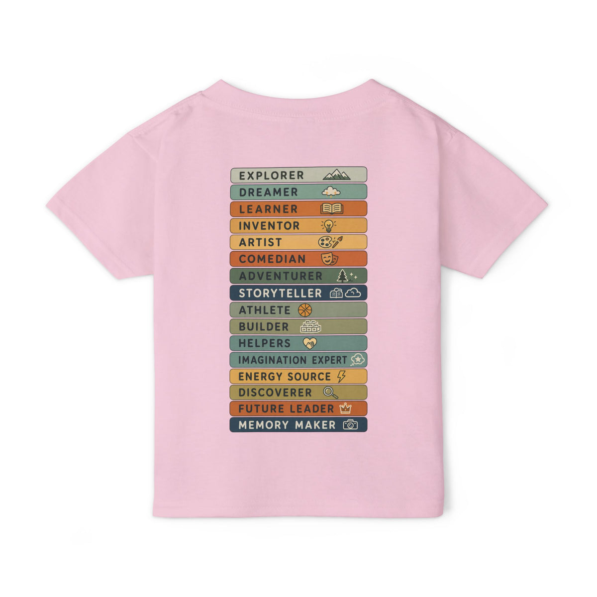 More Than a Kid Toddler T-Shirt — Inspirational Kids Graphic Tee (Explorer, Dreamer, Inventor)