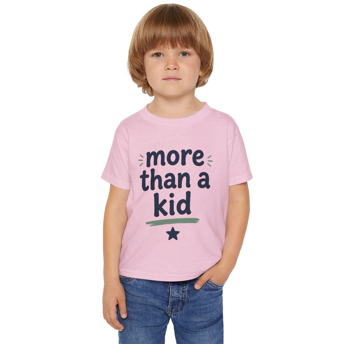 More Than a Kid Toddler T-Shirt — Inspirational Kids Graphic Tee (Explorer, Dreamer, Inventor)