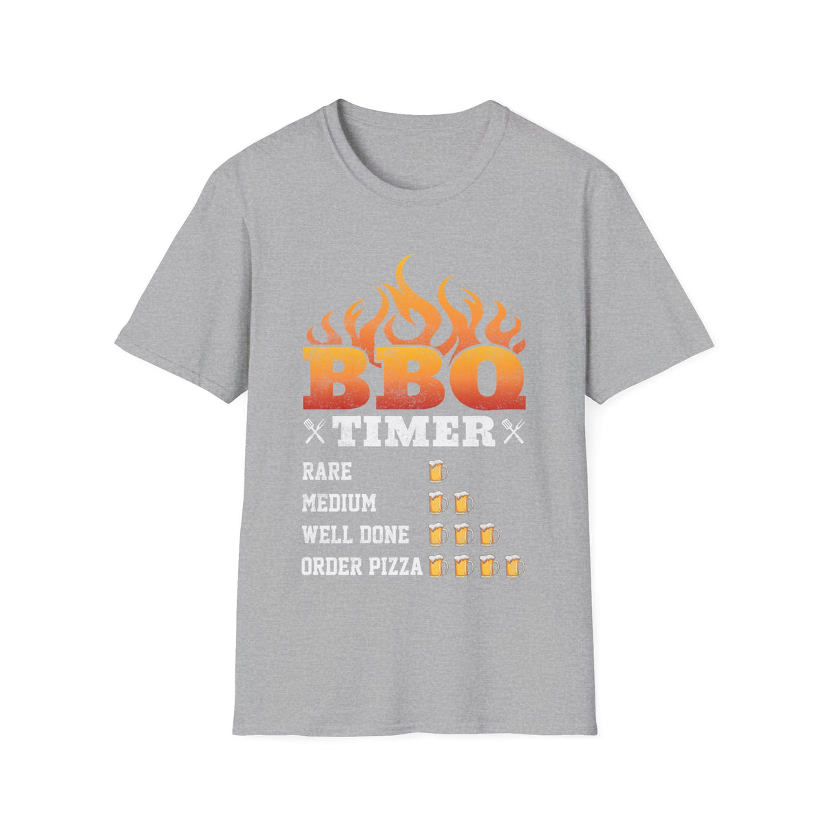 BBQ Timer T-Shirt — Funny Graphic T-Shirt