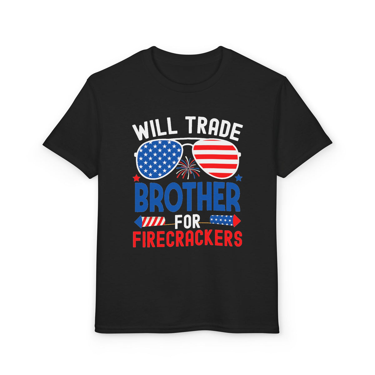Will Trade Brother for Firecrackers - Graphic Youth T-Shirt