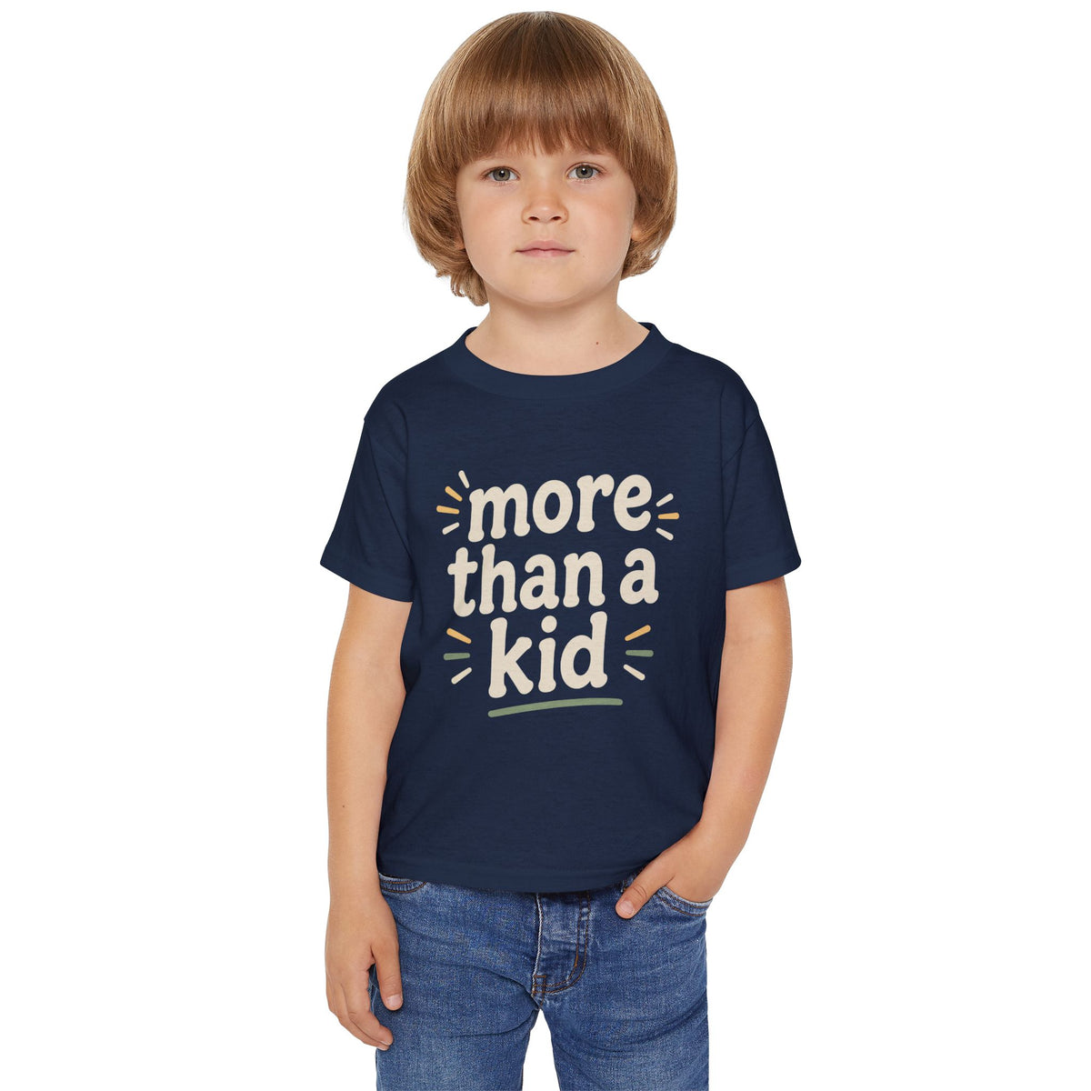 Toddler T‑Shirt — "More Than a Kid" Inspirational Kids Tee