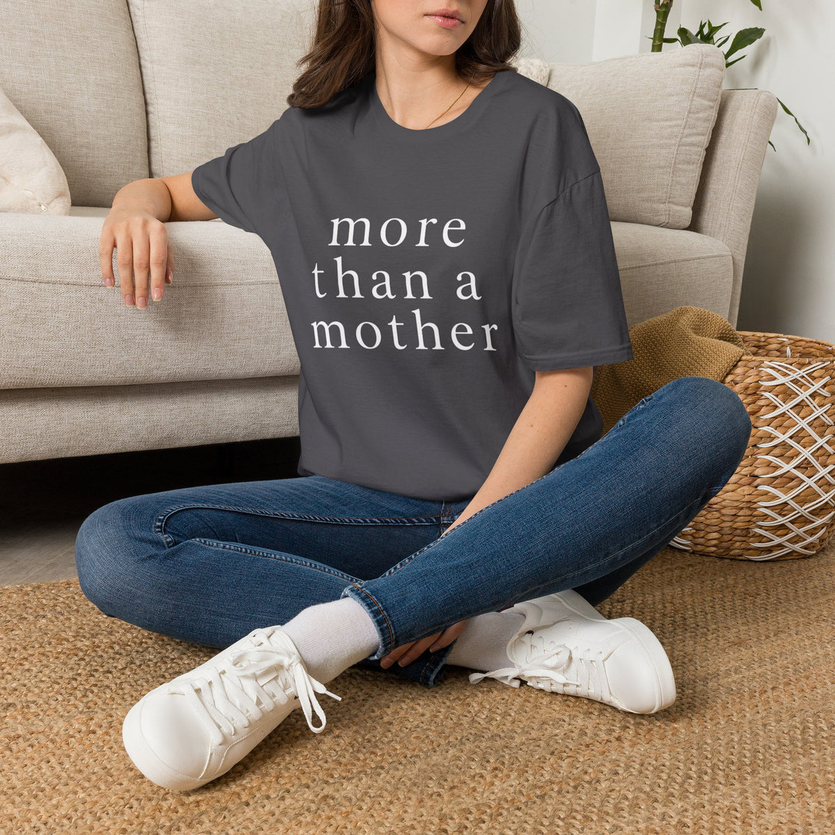 More Than a Mother T‑Shirt — Minimalist Statement Tee for Mothers & Supporters