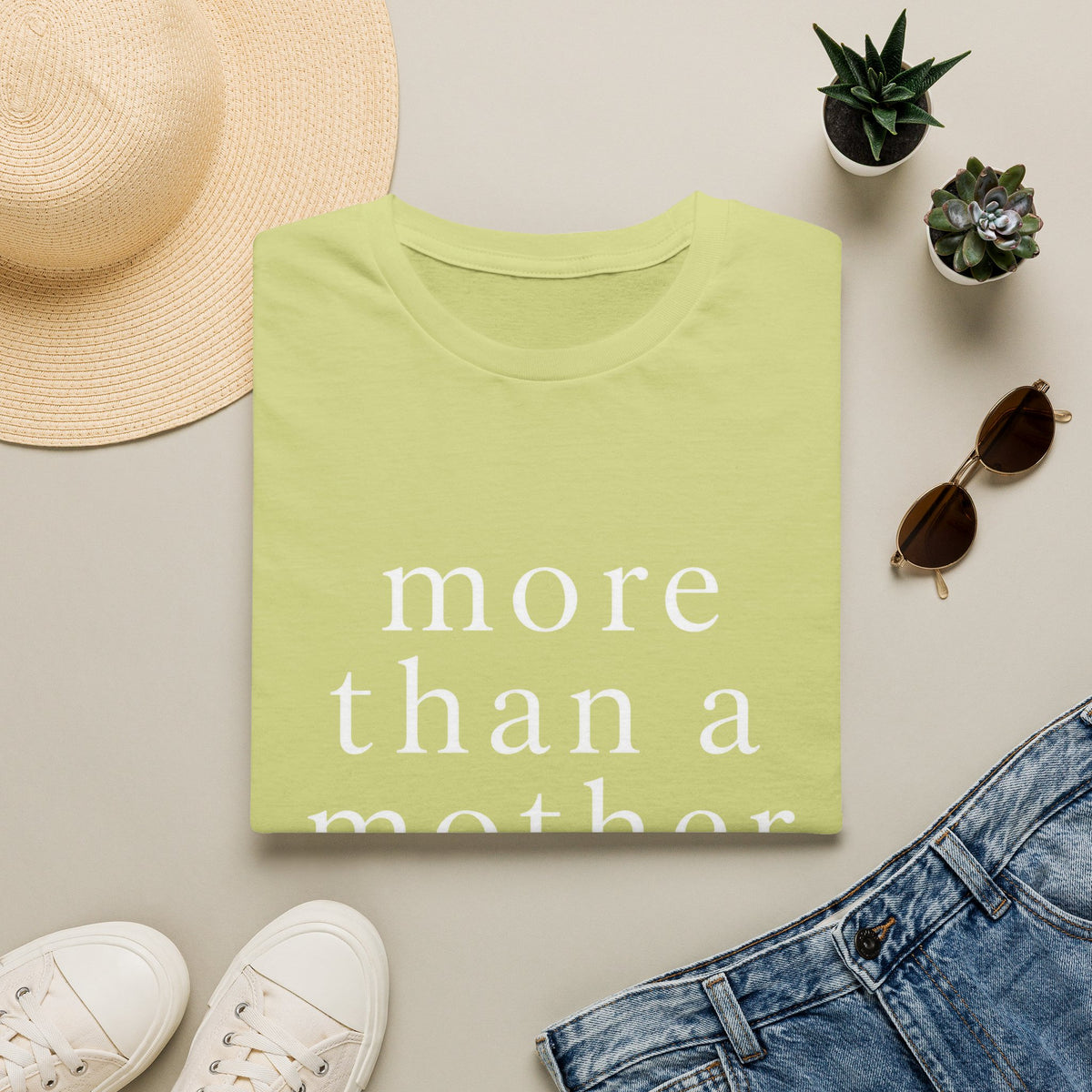 More Than a Mother T‑Shirt — Minimalist Statement Tee for Mothers & Supporters