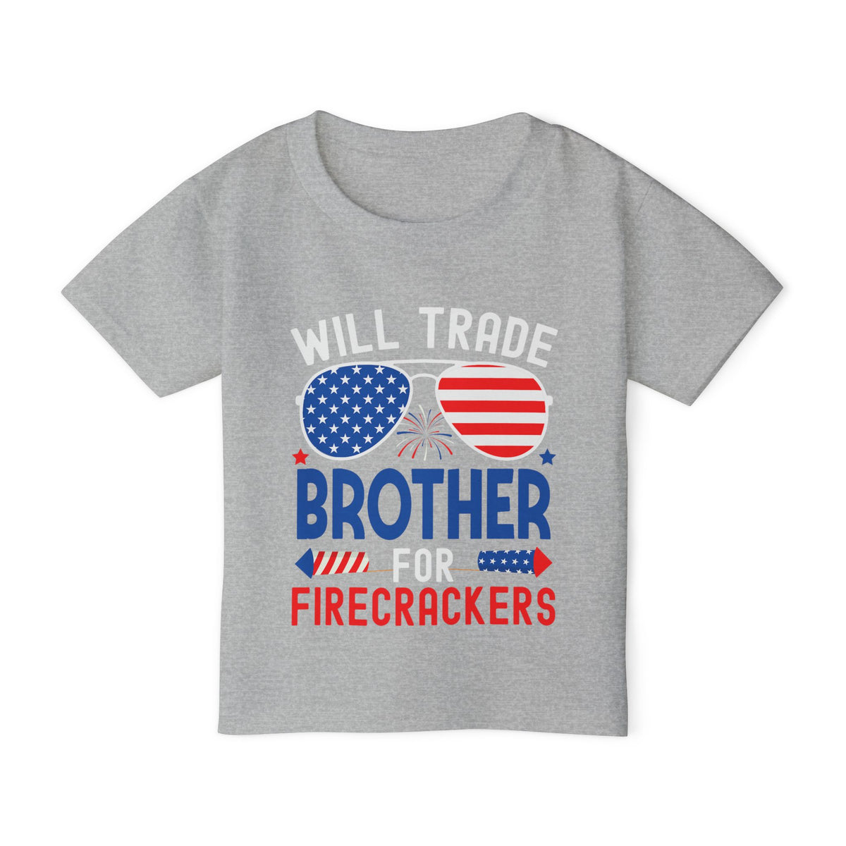 Will Trade Brother for Firecrackers - Toddler Graphic T-Shirt