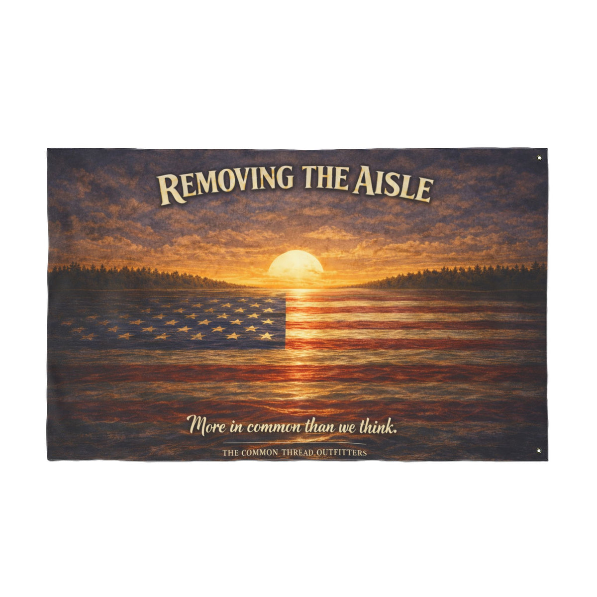 Double-Sided Flag - “Removing the Aisle”