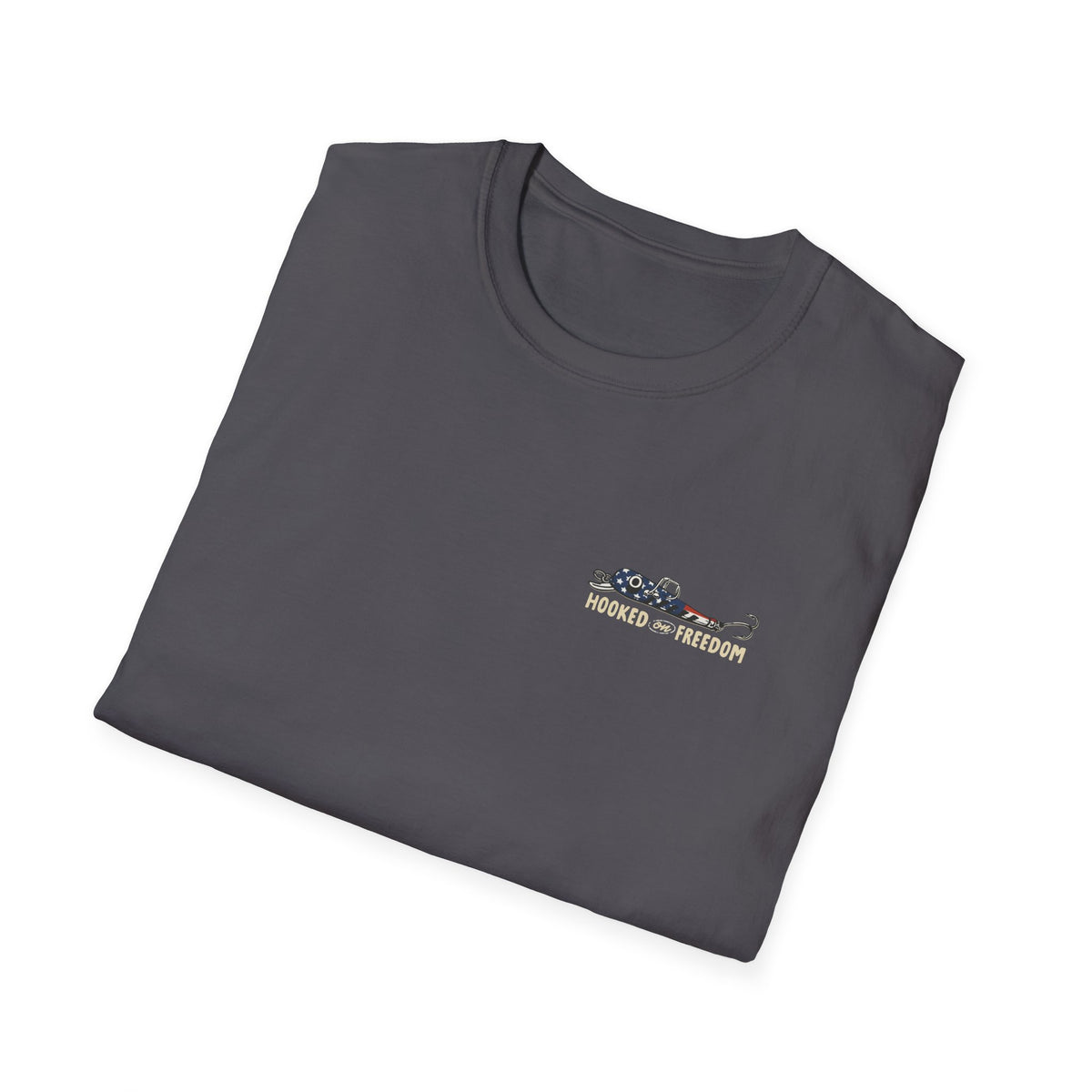 Hooked on Freedom - Bass Graphic T-Shirt