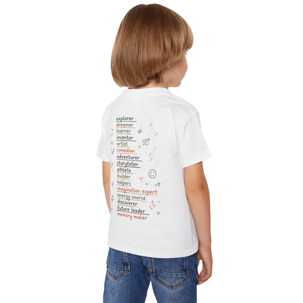 Toddler T-Shirt — "More Than a Kid" Inspirational Graphic Tee