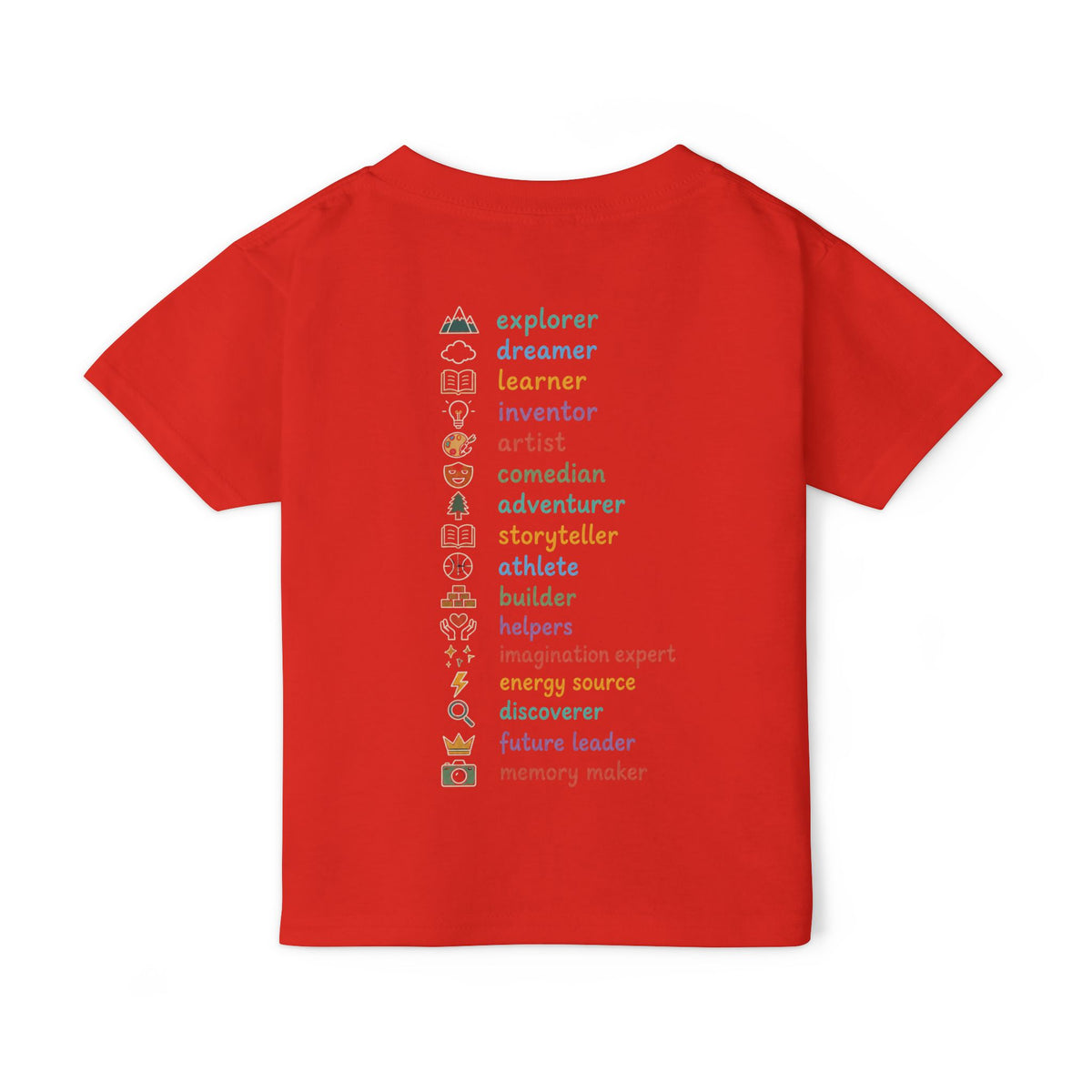 Toddler T-Shirt — "More Than a Kid" Inspirational Back-List Tee