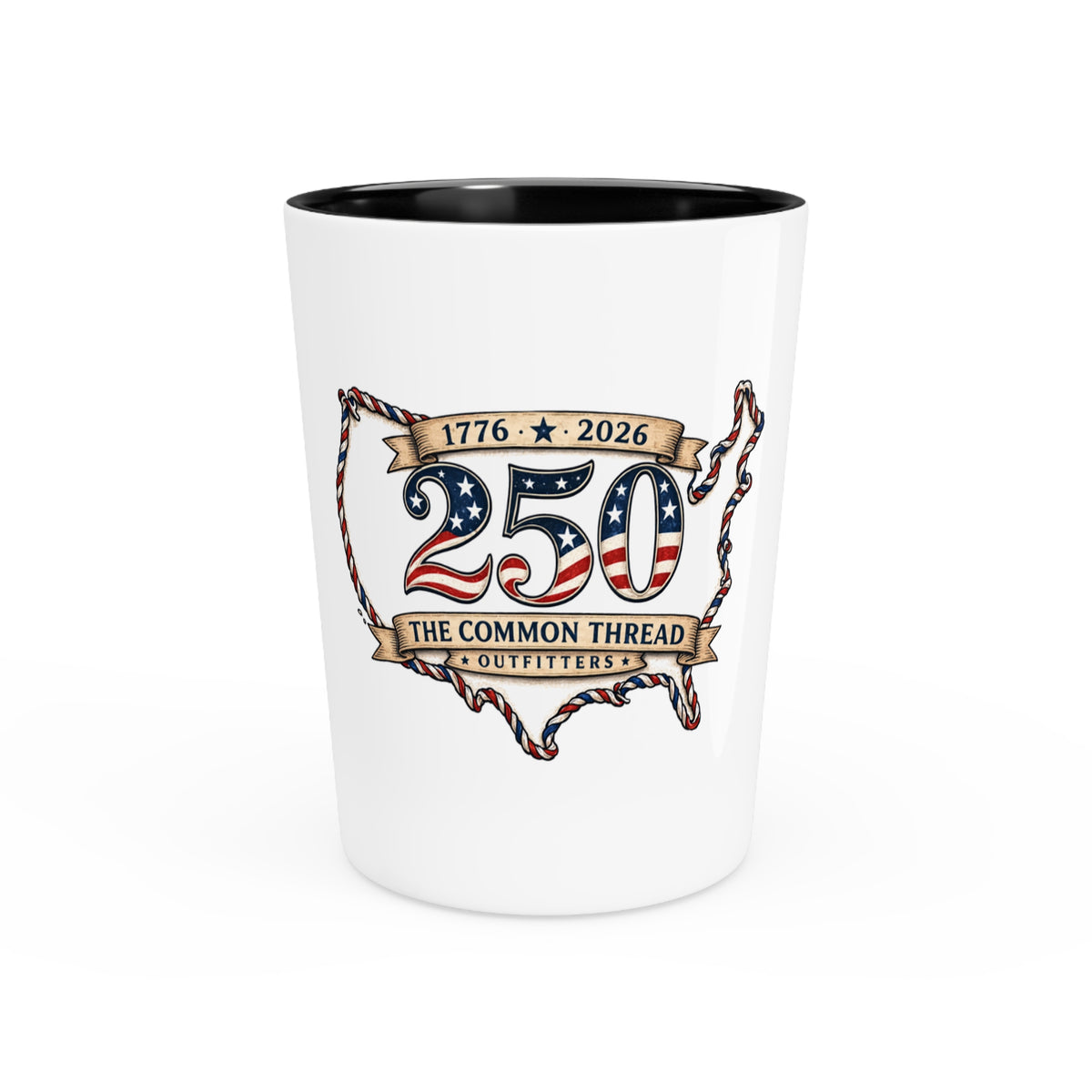 America 250 Commemorative Shot Glass