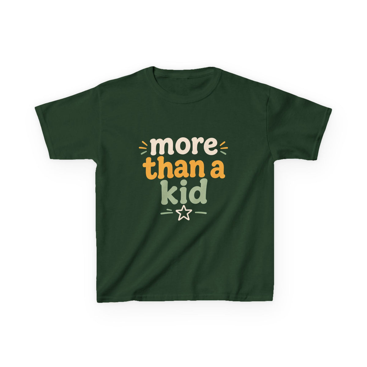 Kids Tee — "More Than a Kid" Empowerment Shirt