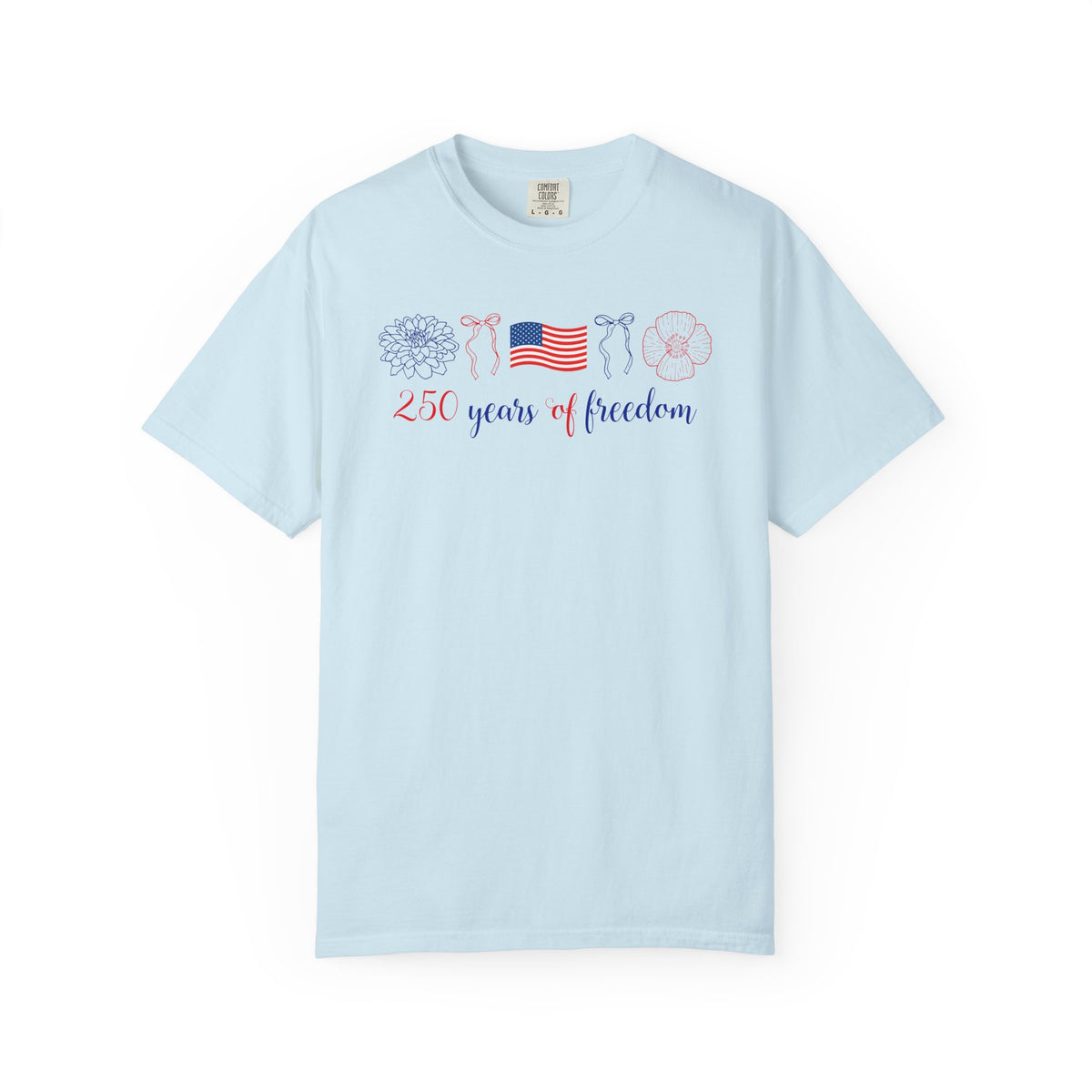 Short Sleeve T-Shirt - 250 years of Freedom Minimalist