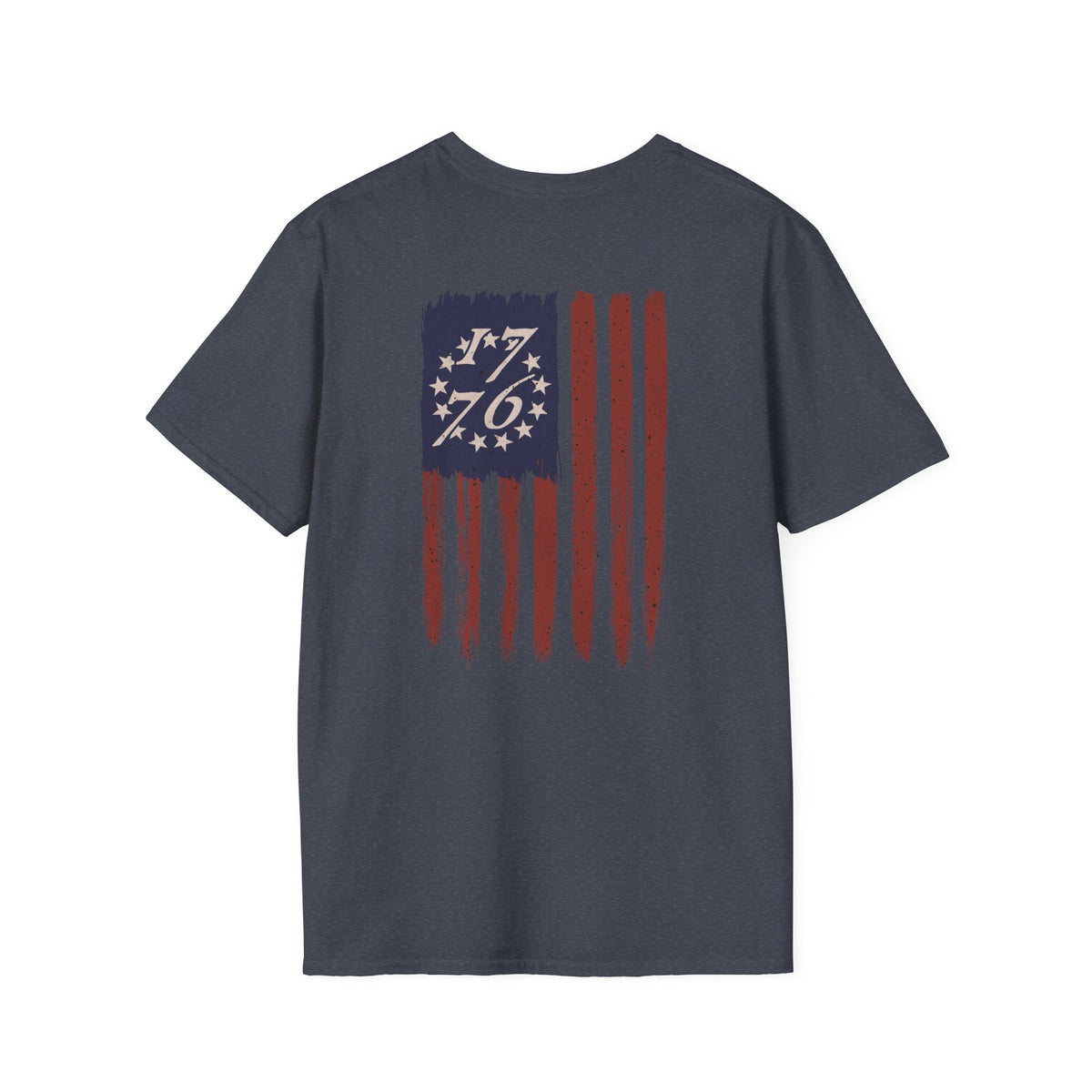 1776 Distressed Betsy Ross Flag T-Shirt - Graphic T-Shirt