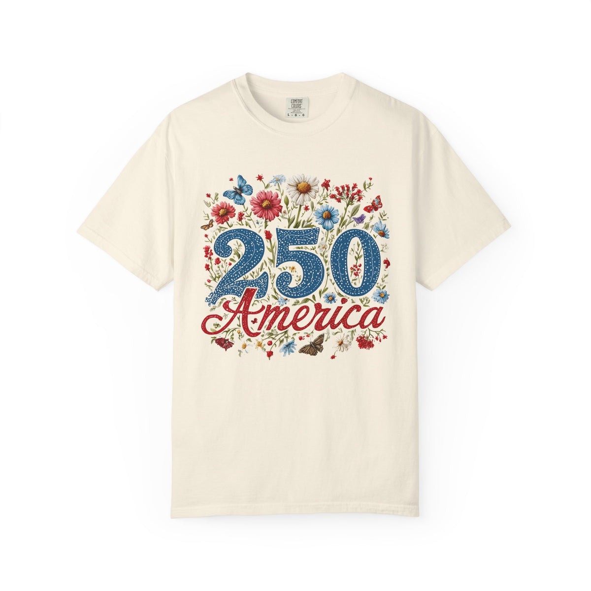 America 250 Floral Celebration T-Shirt