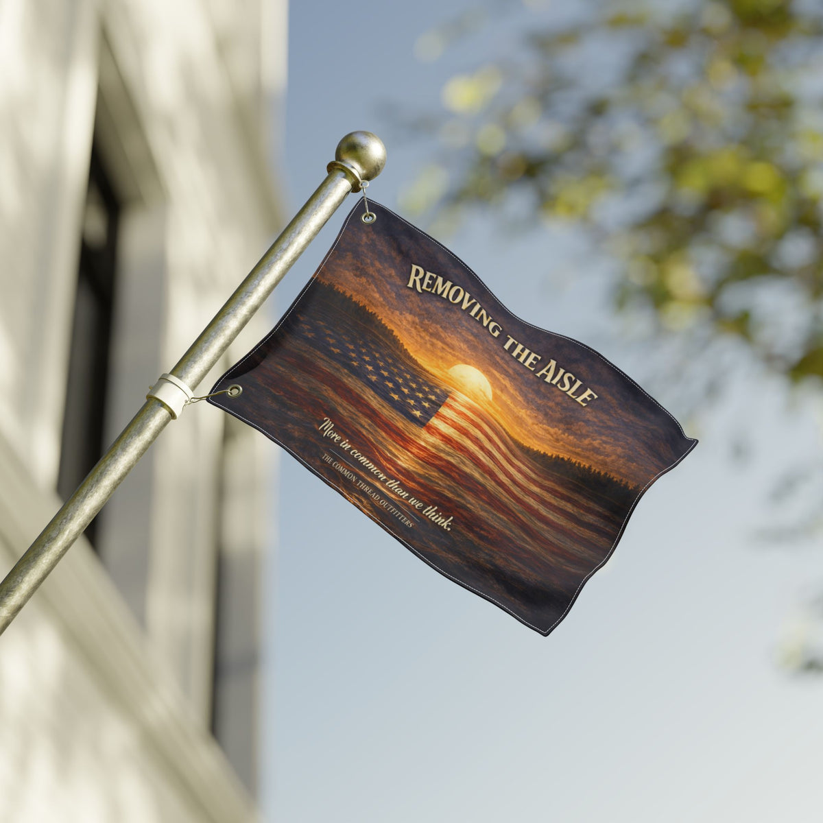 Double-Sided Flag - “Removing the Aisle”
