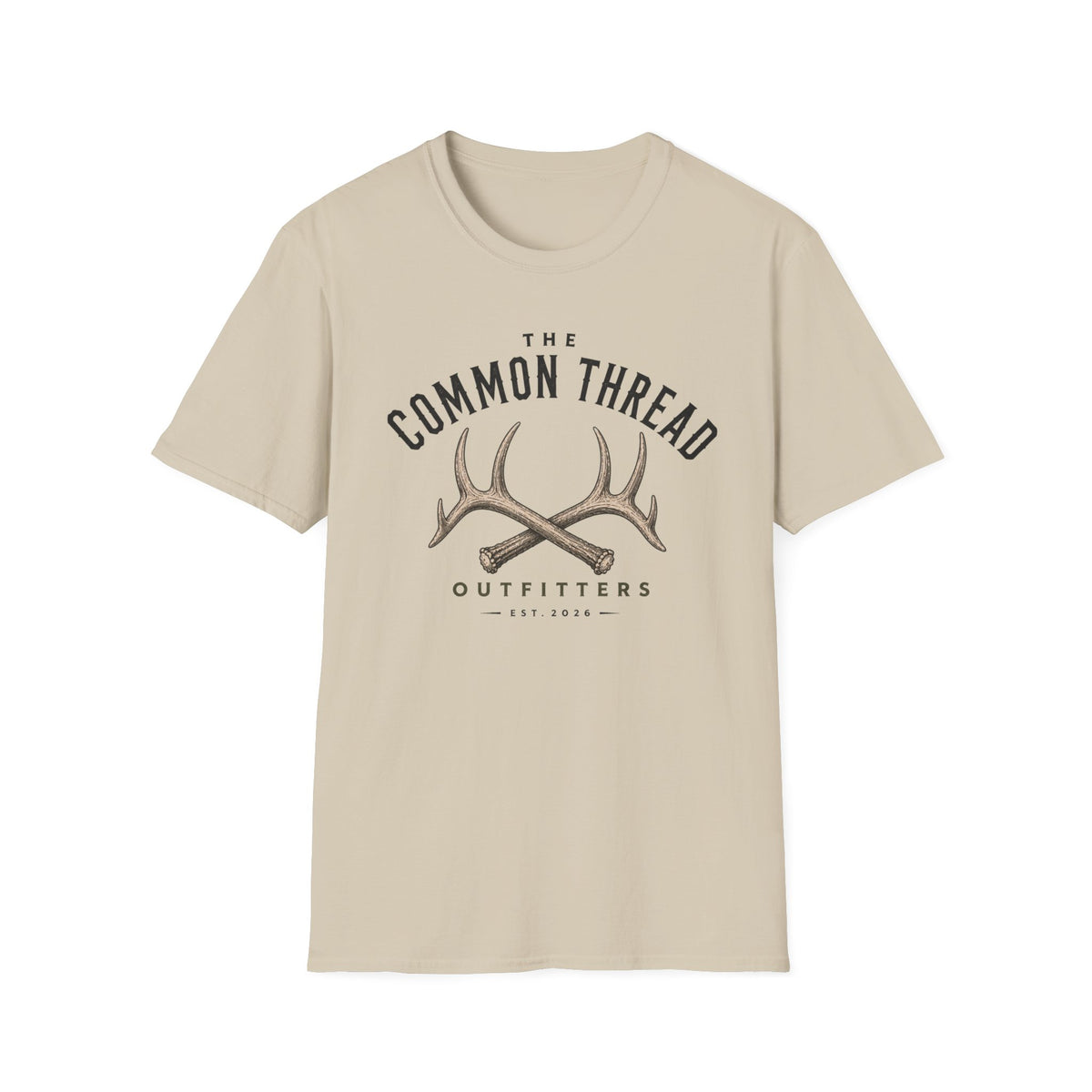 The Common Thread Outfitters Antler & Flag Graphic Tee