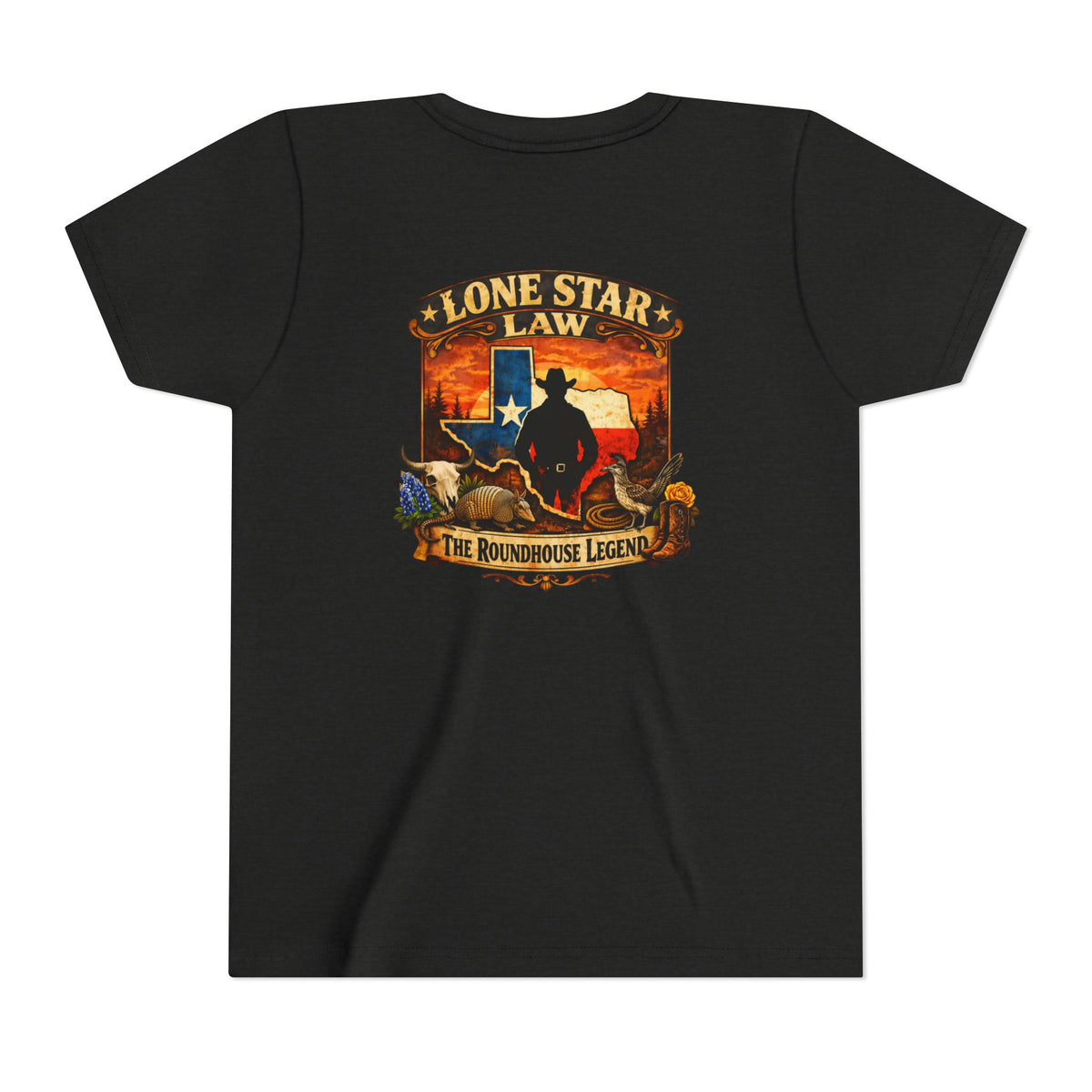 Lone Star Law Kids' T-Shirt (The Roundhouse Legend)