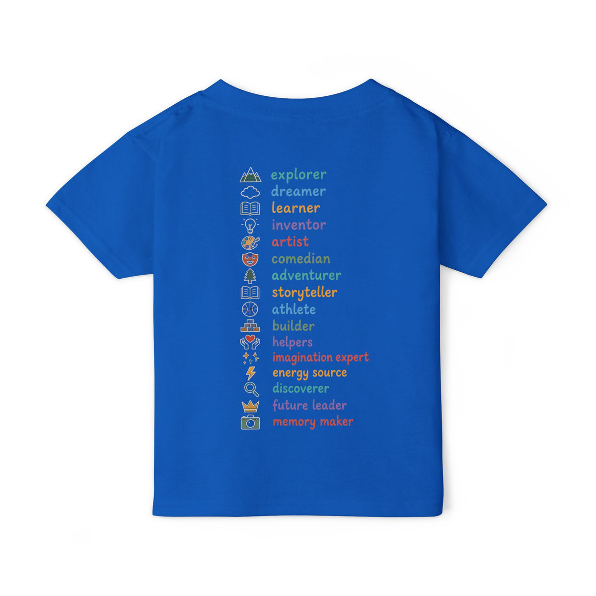 Toddler T-Shirt — "More Than a Kid" Inspirational Back-List Tee